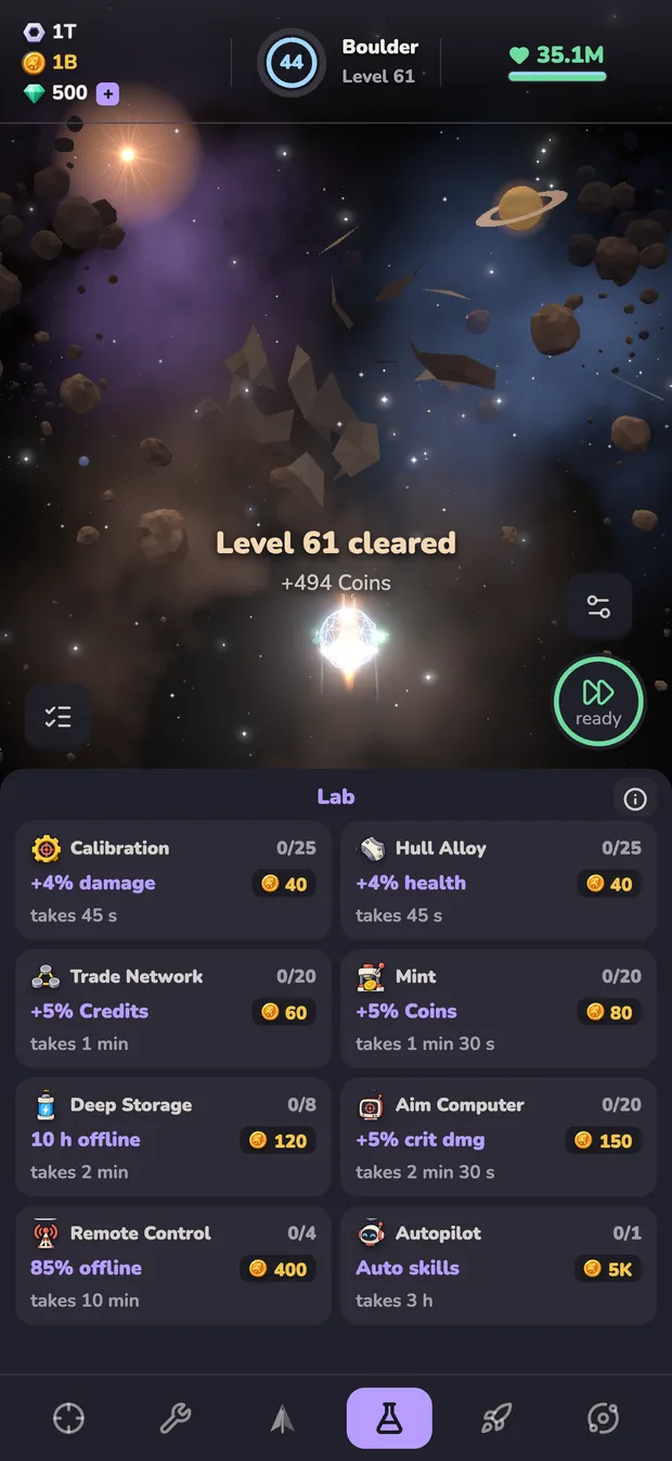 Lab with research like Calibration, Trade Network and Autopilot